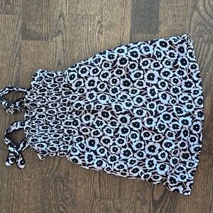 DVF Floral Kids Dress in Black and White Size 18 Months